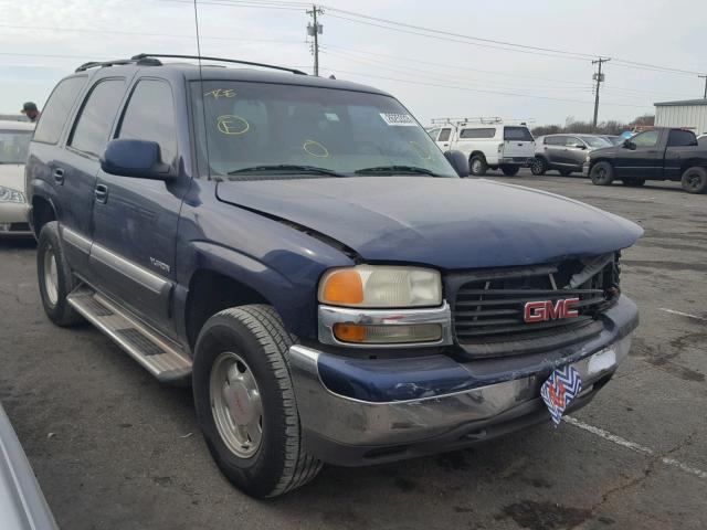 1GKEK13T81R201898 - 2001 GMC YUKON BLUE photo 1