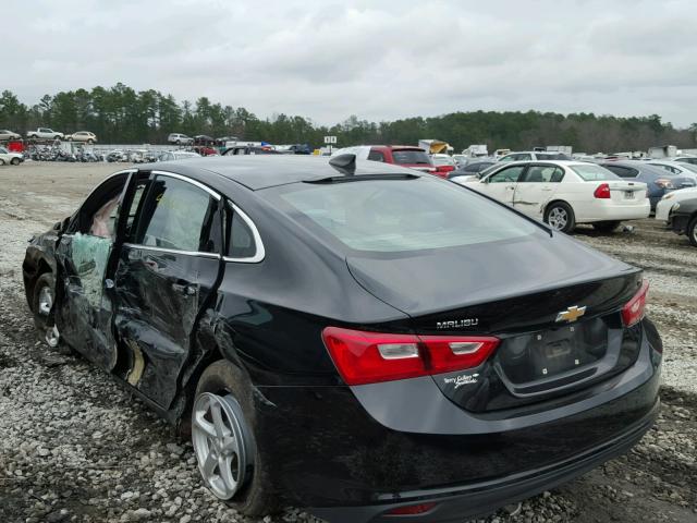 1G1ZB5ST7GF199599 - 2016 CHEVROLET MALIBU LS შავი ფოტო 3