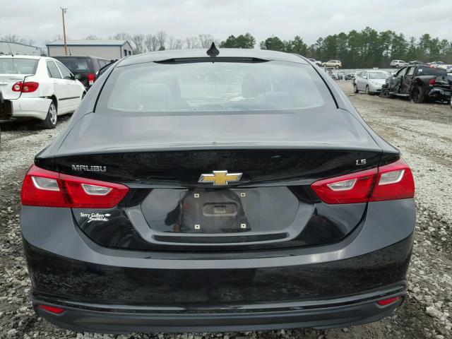 1G1ZB5ST7GF199599 - 2016 CHEVROLET MALIBU LS შავი ფოტო 9