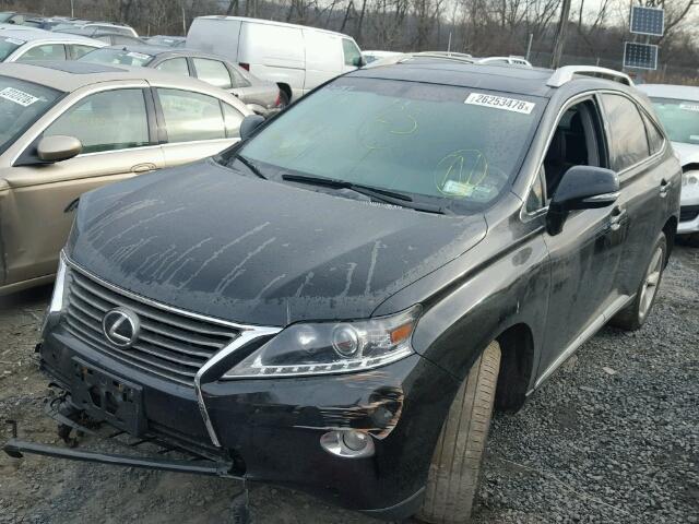 2T2BK1BA7DC181796 - 2013 LEXUS RX 350 BLACK photo 2