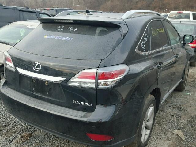 2T2BK1BA7DC181796 - 2013 LEXUS RX 350 BLACK photo 4