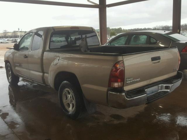 5TETX22N86Z163629 - 2006 TOYOTA TACOMA ACC GOLD photo 3