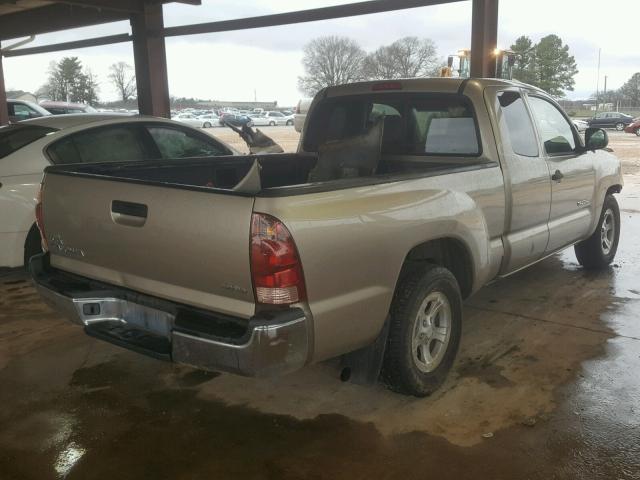 5TETX22N86Z163629 - 2006 TOYOTA TACOMA ACC GOLD photo 4