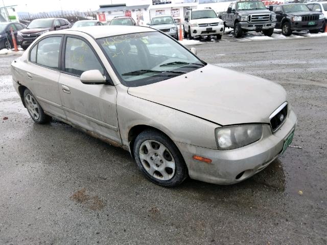 KMHDN45D61U207410 - 2001 HYUNDAI ELANTRA GL TAN photo 1