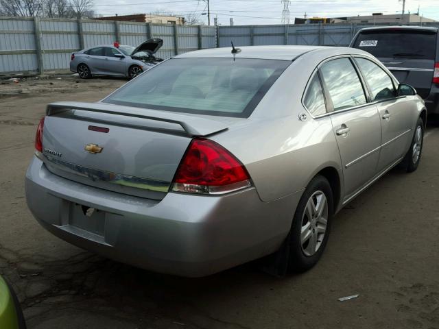 2G1WT58K469111453 - 2006 CHEVROLET IMPALA LT SILVER photo 4