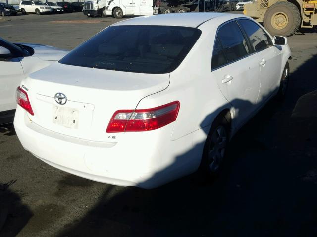 4T1BE46K48U749572 - 2008 TOYOTA CAMRY CE WHITE photo 4