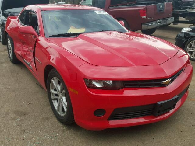 2G1FA1E39E9137265 - 2014 CHEVROLET CAMARO LS RED photo 1