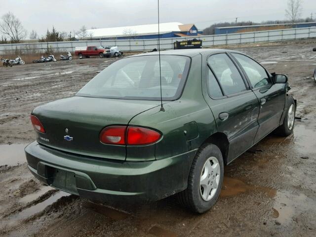 1G1JC5248Y7352005 - 2000 CHEVROLET CAVALIER GREEN photo 4