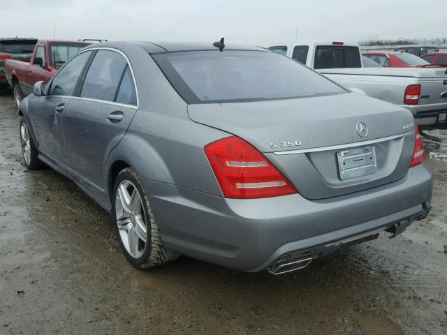 WDDNG8DB1CA431446 - 2012 MERCEDES-BENZ S 350 BLUE SILVER photo 3