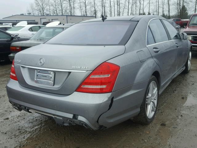 WDDNG8DB1CA431446 - 2012 MERCEDES-BENZ S 350 BLUE SILVER photo 4