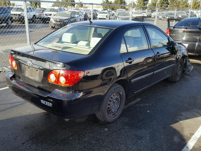 1NXBR32E75Z355283 - 2005 TOYOTA COROLLA CE BLACK photo 4