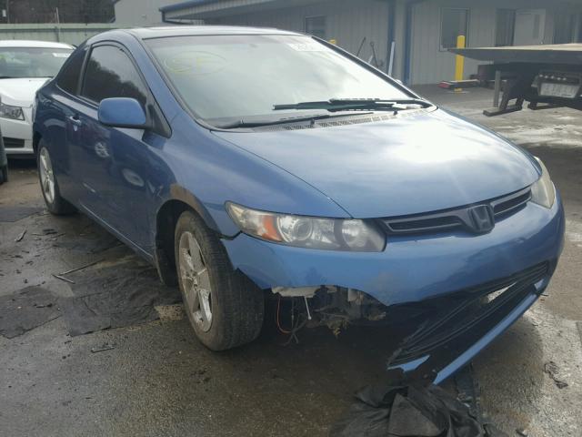 2HGFG11857H004830 - 2007 HONDA CIVIC EX BLUE photo 1