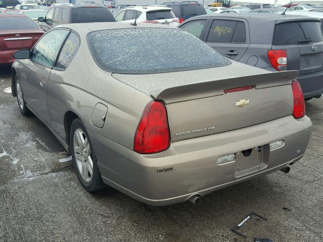 2G1WN151569315371 - 2006 CHEVROLET MONTE CARL TAN photo 3
