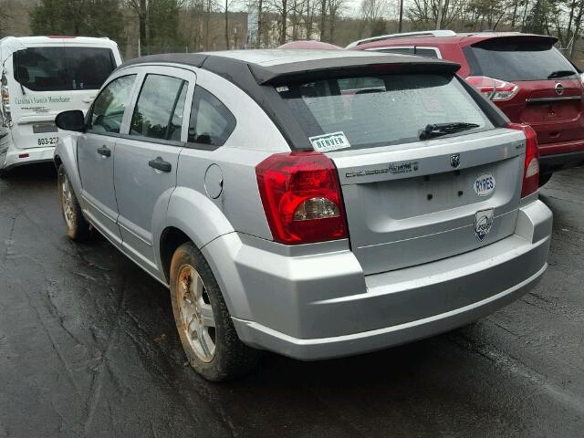 1B3HB48BX7D347091 - 2007 DODGE CALIBER SX GRAY photo 3