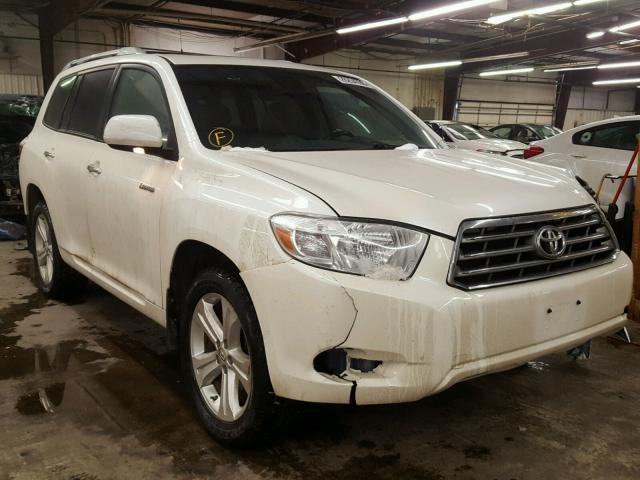 JTEDK3EH3A2158751 - 2010 TOYOTA HIGHLANDER WHITE photo 1