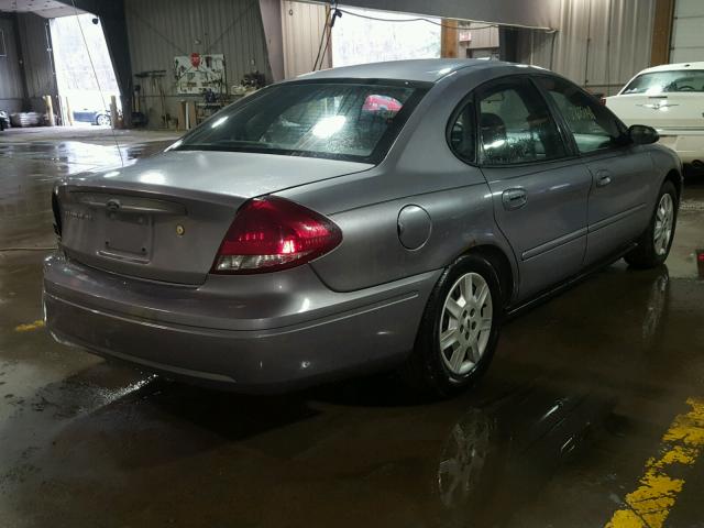 1FAFP53U36A112947 - 2006 FORD TAURUS SE GRAY photo 4