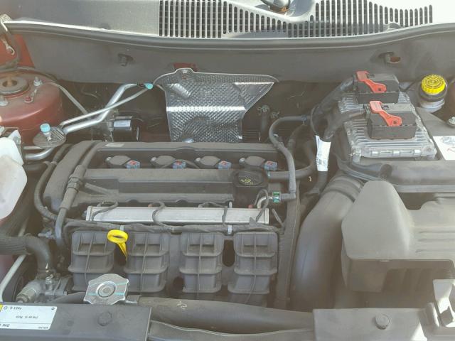 1C4NJCBA5ED666135 - 2014 JEEP COMPASS SP RED photo 7