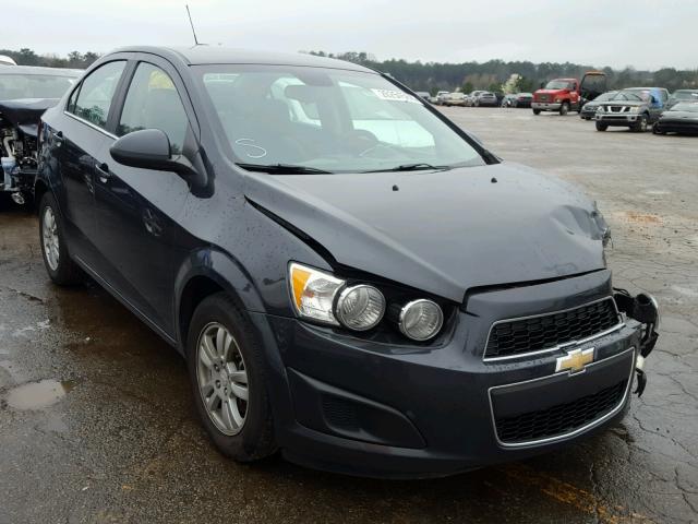 1G1JC5SH9F4205287 - 2015 CHEVROLET SONIC LT GRAY photo 1