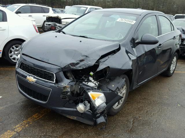 1G1JC5SH9F4205287 - 2015 CHEVROLET SONIC LT GRAY photo 2