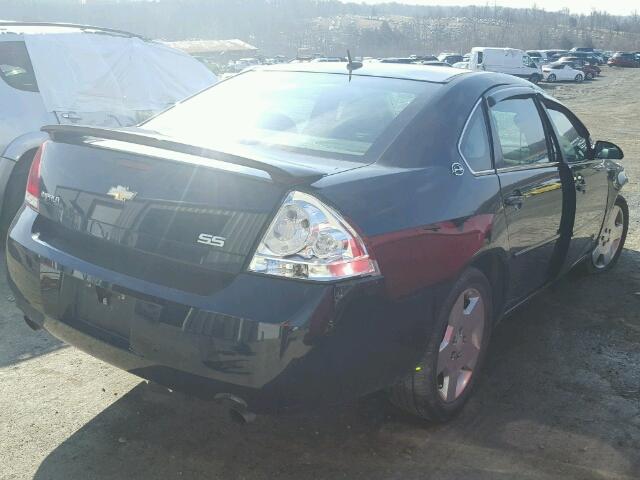 2G1WD58C669303401 - 2006 CHEVROLET IMPALA SUP 黑色 照片 4