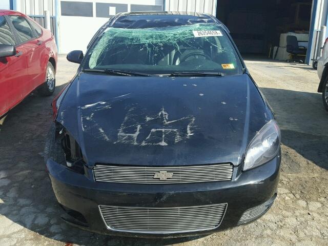 2G1WD58C669303401 - 2006 CHEVROLET IMPALA SUP BLACK photo 9