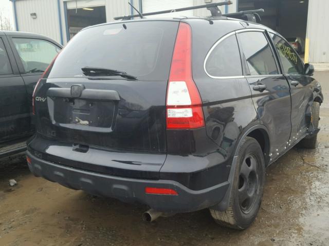 JHLRE48348C065896 - 2008 HONDA CR-V LX BLACK photo 4