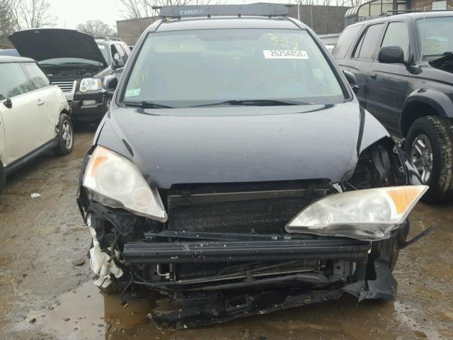 JHLRE48348C065896 - 2008 HONDA CR-V LX BLACK photo 9