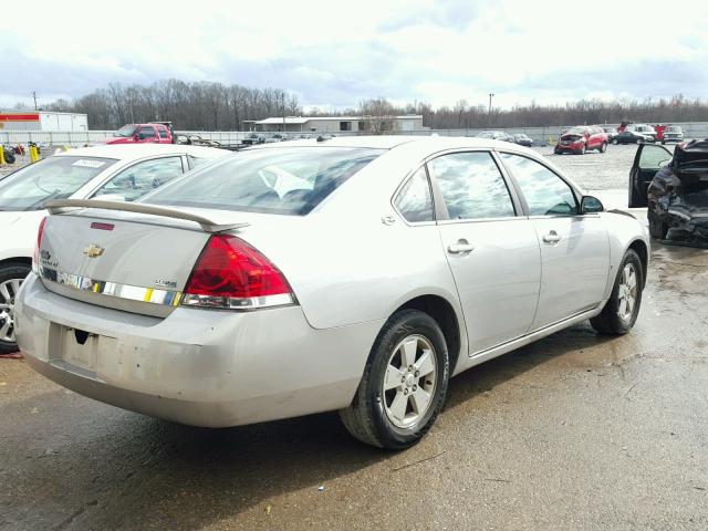 2G1WT58K381362272 - 2008 CHEVROLET IMPALA LT SILVER photo 4