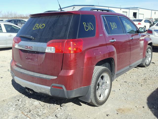 2GKALWEK2C6359942 - 2012 GMC TERRAIN SL RED photo 4