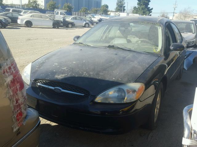 1FAFP53U83G242425 - 2003 FORD TAURUS SE BLACK photo 2