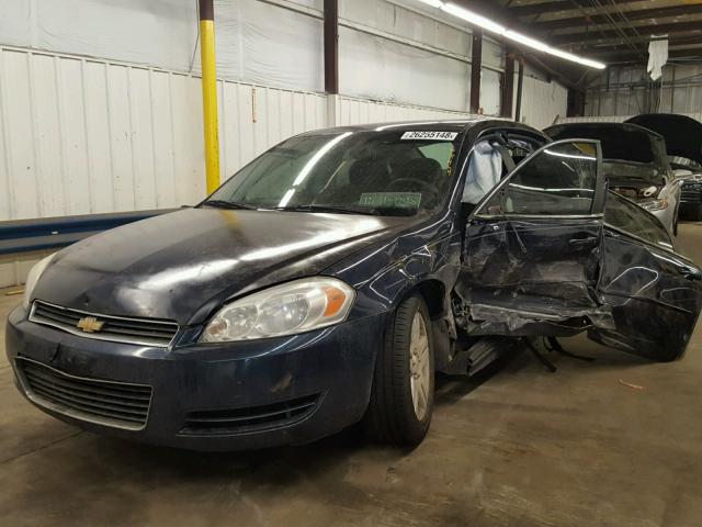 2G1WA5EK3B1101161 - 2011 CHEVROLET IMPALA LS BLUE photo 2