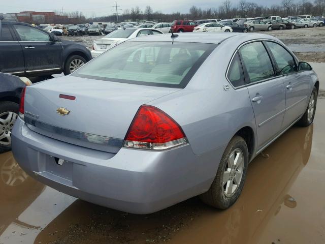 2G1WT58K369163544 - 2006 CHEVROLET IMPALA LT SILVER photo 4