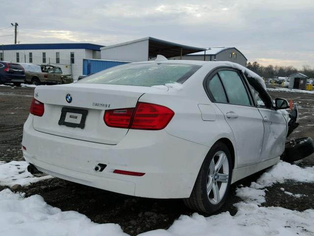 WBA3A5C56DF601170 - 2013 BMW 328 I WHITE photo 4