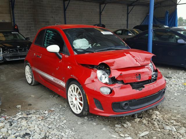 3C3CFFFH1FT597493 - 2015 FIAT 500 ABARTH RED photo 1