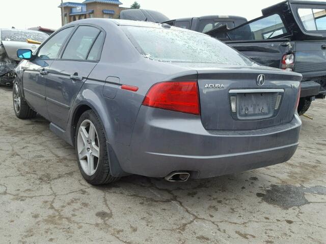 19UUA66204A052997 - 2004 ACURA TL GRAY photo 3