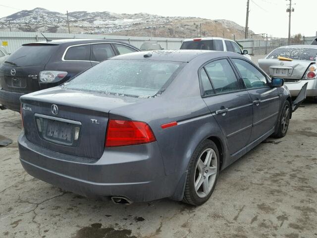 19UUA66204A052997 - 2004 ACURA TL GRAY photo 4