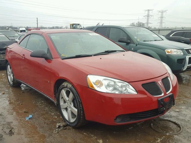 1G2ZH361474176039 - 2007 PONTIAC G6 GT RED photo 1