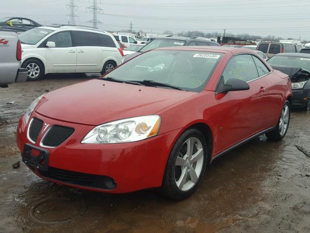 1G2ZH361474176039 - 2007 PONTIAC G6 GT RED photo 2