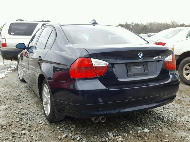 WBAVC73527KP35491 - 2007 BMW 328 XI SUL BLUE photo 3