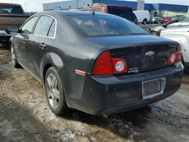 1G1ZH57BX94248078 - 2009 CHEVROLET MALIBU 1LT BLACK photo 3