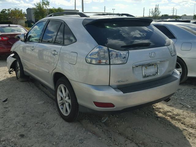 2T2GK31U39C081067 - 2009 LEXUS RX 350 SILVER photo 3