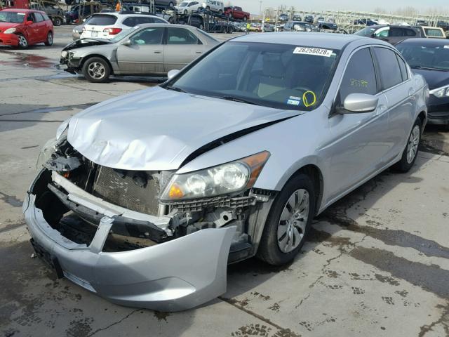 1HGCP26329A036478 - 2009 HONDA ACCORD LX SILVER photo 2