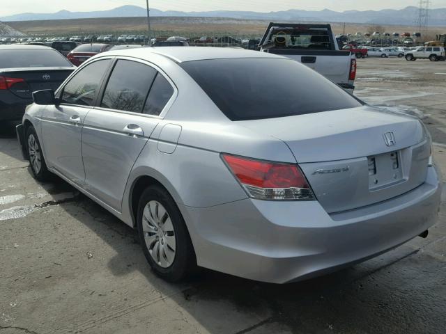 1HGCP26329A036478 - 2009 HONDA ACCORD LX SILVER photo 3