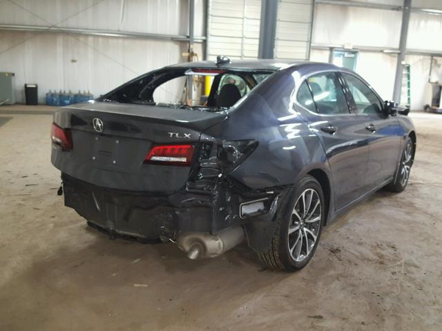 19UUB2F32GA011788 - 2016 ACURA TLX GRAY photo 4