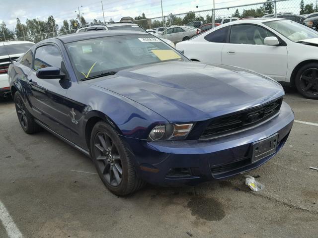 1ZVBP8AN5A5129642 - 2010 FORD MUSTANG BLUE photo 1