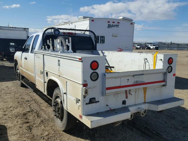 1GB2KVCG3BZ350105 - 2011 CHEVROLET SILVERADO WHITE photo 3