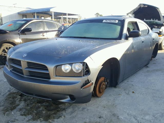 2B3KA43G87H865702 - 2007 DODGE CHARGER SE GRAY photo 2