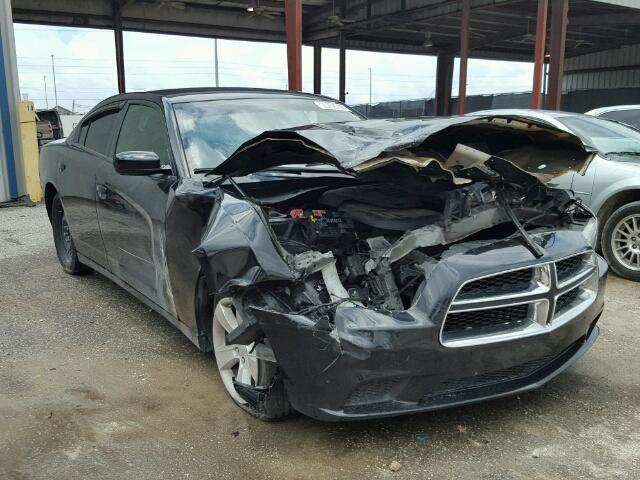 2B3CL3CG9BH512466 - 2011 DODGE CHARGER BLACK photo 1