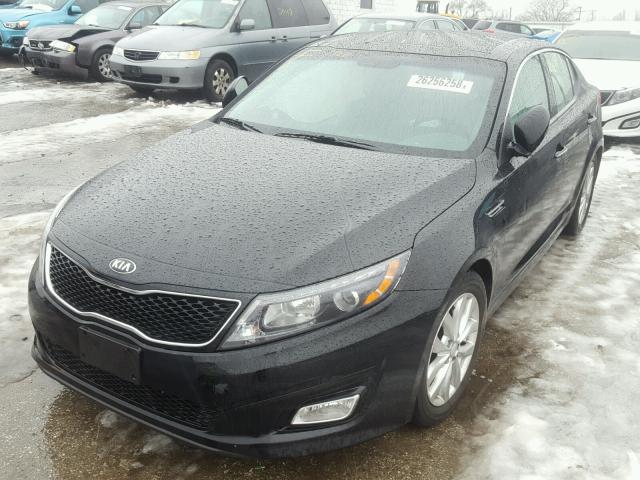 5XXGN4A7XFG497715 - 2015 KIA OPTIMA EX BLACK photo 2