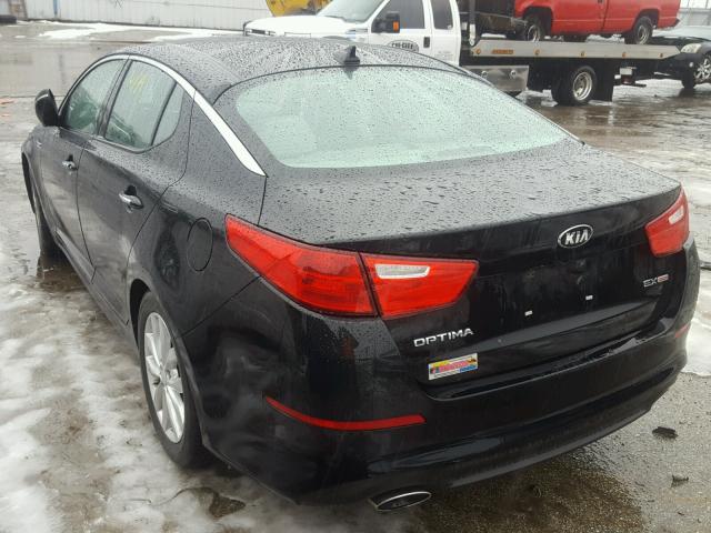 5XXGN4A7XFG497715 - 2015 KIA OPTIMA EX BLACK photo 3